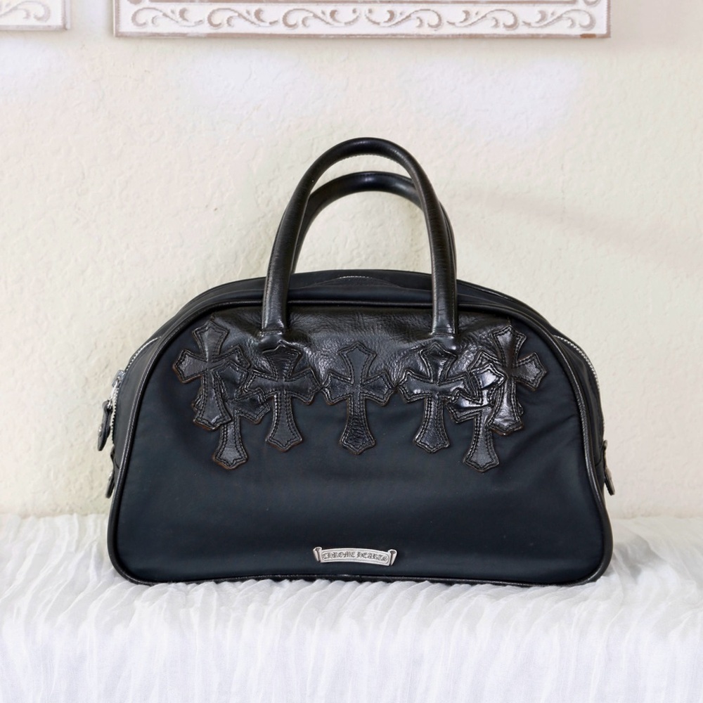 Authentic Chrome hearts Boston Bag